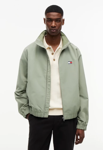 Мужская куртка-бомбер Tommy Jeans Essential, оливковая