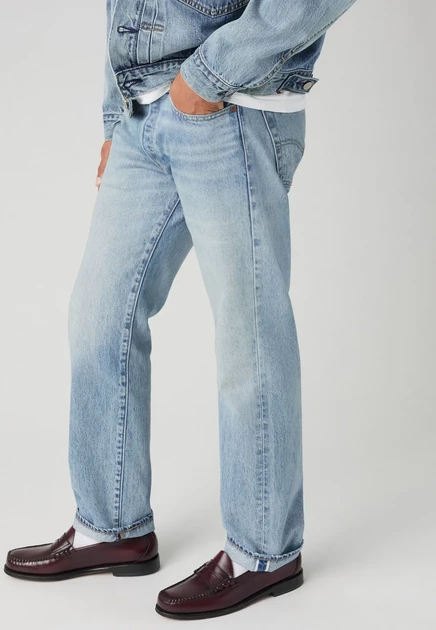 Мужские прямые джинсы Levi's 501 Original, синие