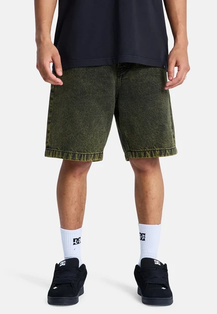 Мужские джинсовые шорты DC Shoes Baggy, оливковые