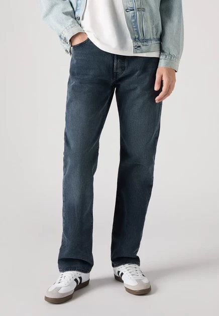 Мужские джинсы Levi's 501 Original, прямые, сине-черные