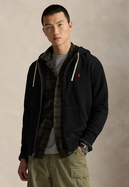 Мужская толстовка Polo Ralph Lauren RL FLEECE, черная