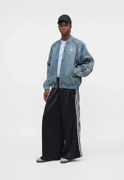 Унисекс джинсовая куртка adidas Originals, синий деним