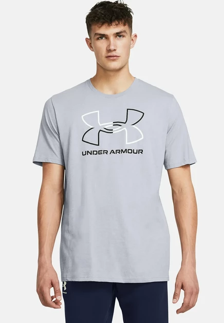 Мужская футболка Under Armour Foundation, бело-серая