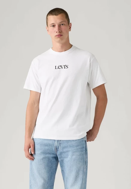 Мужская футболка Levi's 501 Blues, принт, белая