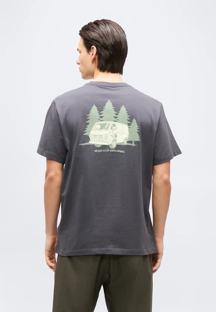 Мужская футболка The North Face Van Life, антрацитовая