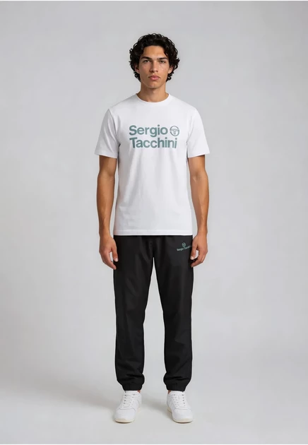 Мужская футболка Sergio Tacchini Alternativa, белая