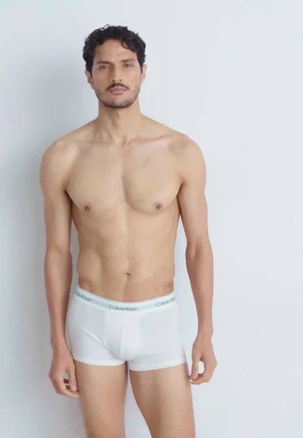 Мужские боксеры Calvin Klein Low Rise, 5 шт., бело-серые
