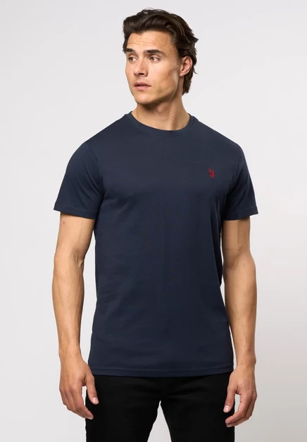 U.S. Polo Assn. UMARJUN T-shirt - Basic T-shirt - white dark sapphire