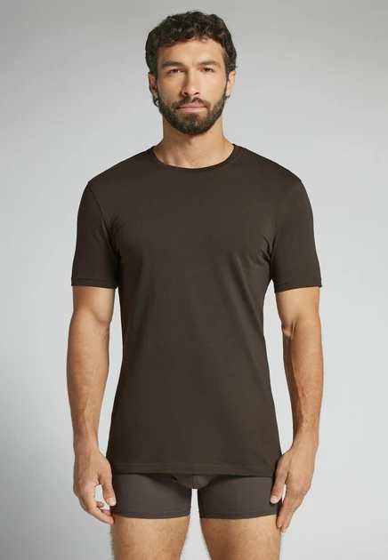 IUMAN Intimissimi STRETCH SUPERIOR - Undershirt - white brown