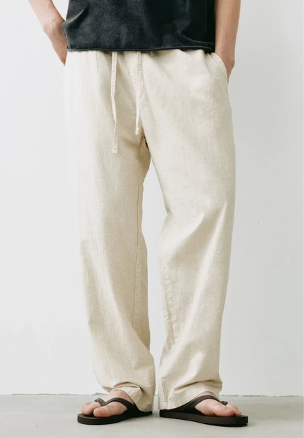 Мужские брюки Pull&Bear Rustic Joggers, бежевые