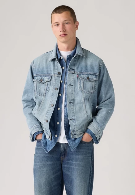 Мужская джинсовка Levi's Trucker, синий деним