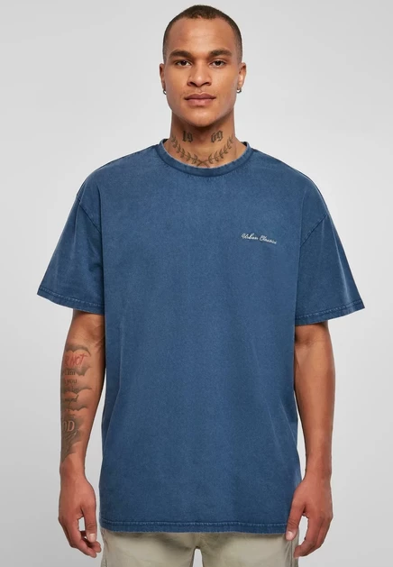 Мужская футболка Urban Classics Small Embroidery, синяя