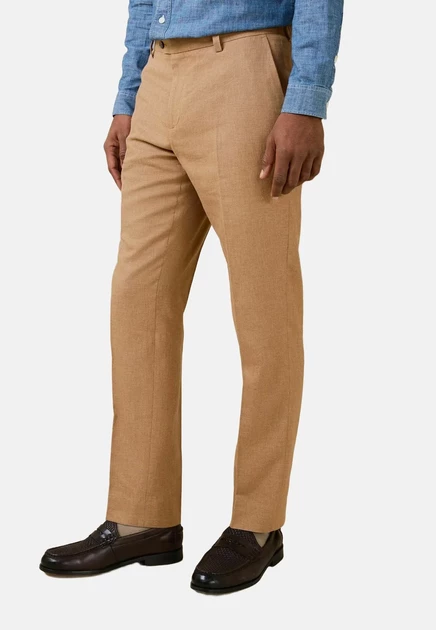Мужские классические брюки Next Tailored Fit, коричневые