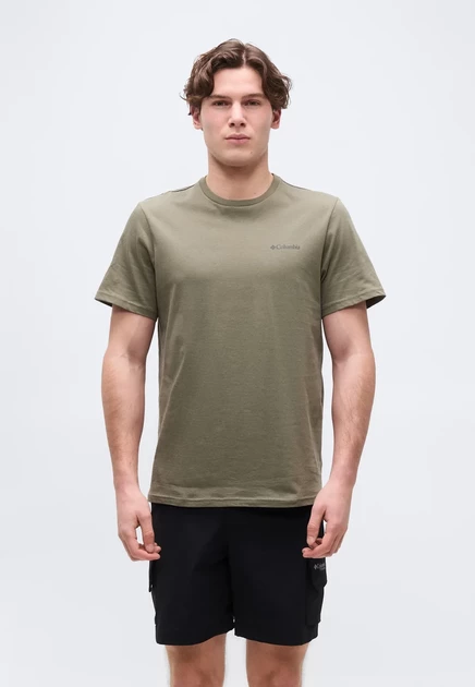Мужская футболка Columbia CSC, каменно-зеленая