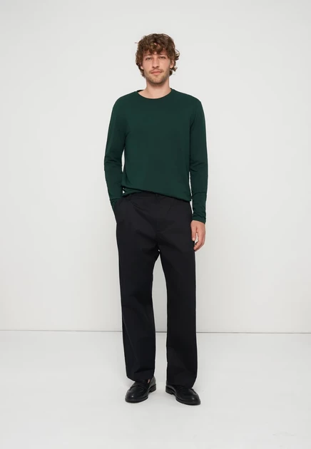 Pier One by Zalando 5 PACK - Long sleeved top - black/dark blue/stone pine grove/baritone blue/bright white/jet black/ burgundy