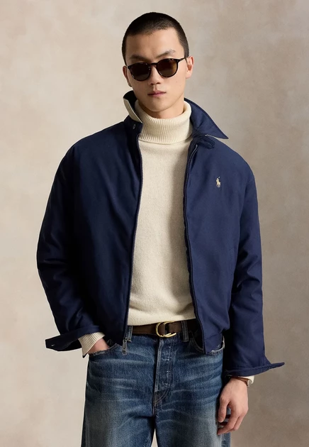 Мужская пуховая куртка Polo Ralph Lauren, темно-синяя