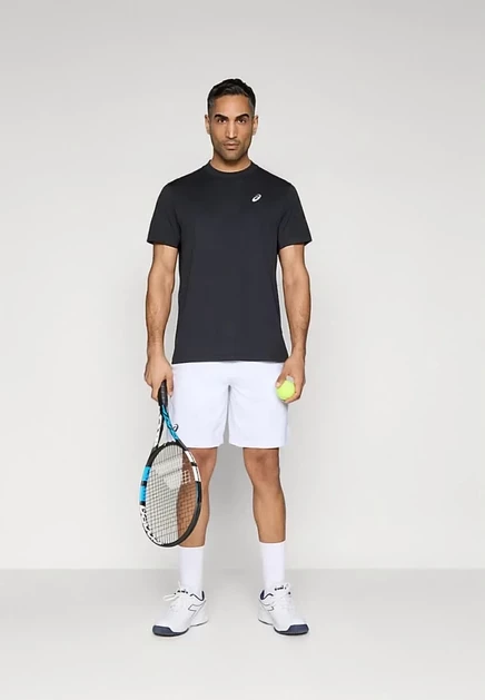 Мужская спортивная футболка Asics Court, бело-черная