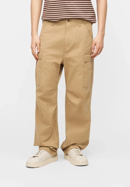 Мужские карго-брюки Gap Relaxed Fit, цвета хаки