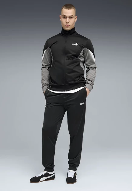 Мужской костюм Puma ESS BLOCK POLY SET, черный