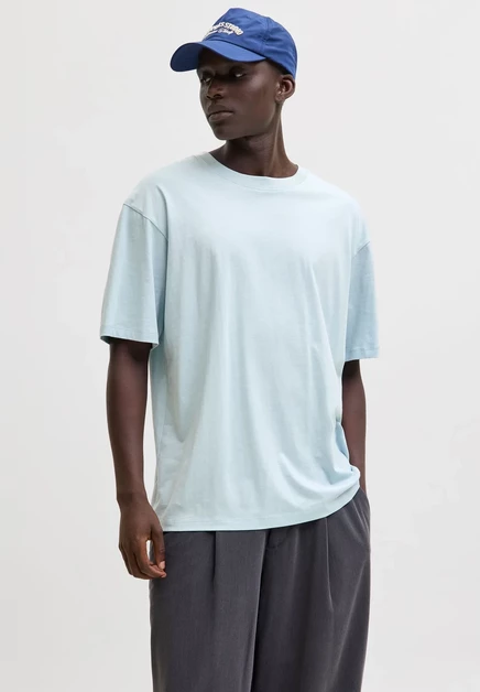 Мужская футболка Jack & Jones Basic, небесно-синяя