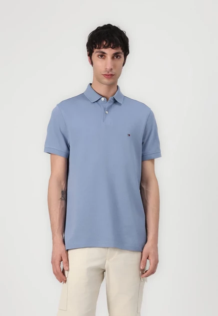 Tommy Hilfiger 1985 REGULAR POLO - Polo shirt - chocolate brisk blue