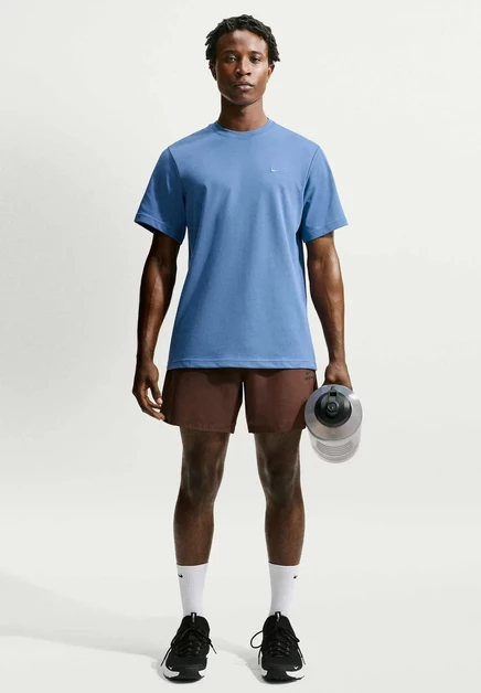 Мужская спортивная футболка Nike M NK DF, бело-индиго