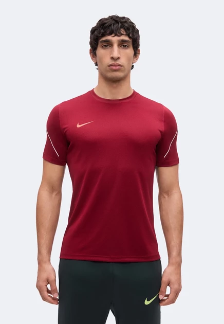 Nike Performance MEN'S SHORT SLEEVE SOCCER - Sports T-shirt - white/black/hot punch team red/bright crimson/white