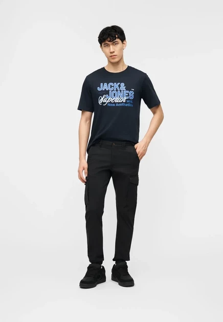 Мужские карго-брюки Jack & Jones JPSTPaul, черные