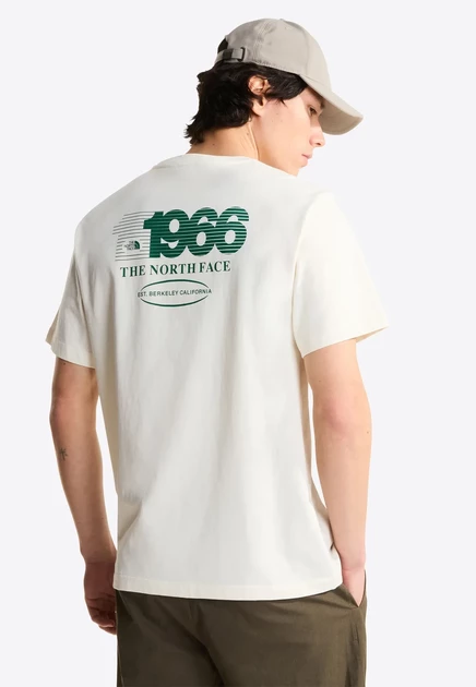 Футболка The North Face TRACK RELAXED TEE, бело-зеленая