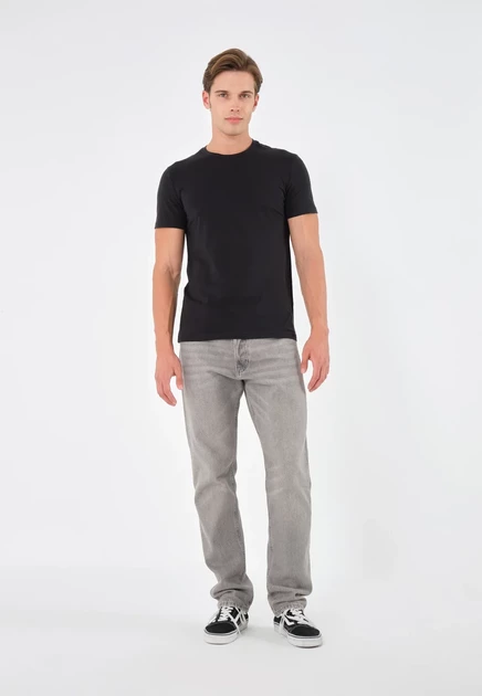 Pier One by Zalando 5 PACK - Basic T-shirt - egret/greige/ash rose/fig/caviar black/white/light grey