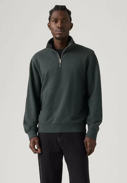 Мужская толстовка Levi's Quarter Zip, бордовая