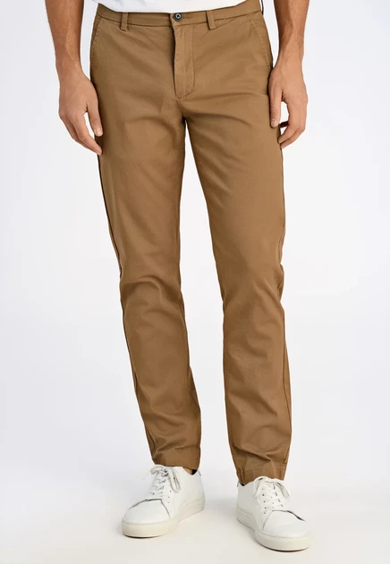 Lindbergh SUPERFLEX CHINO PANTS - Chinos - sand lt brown