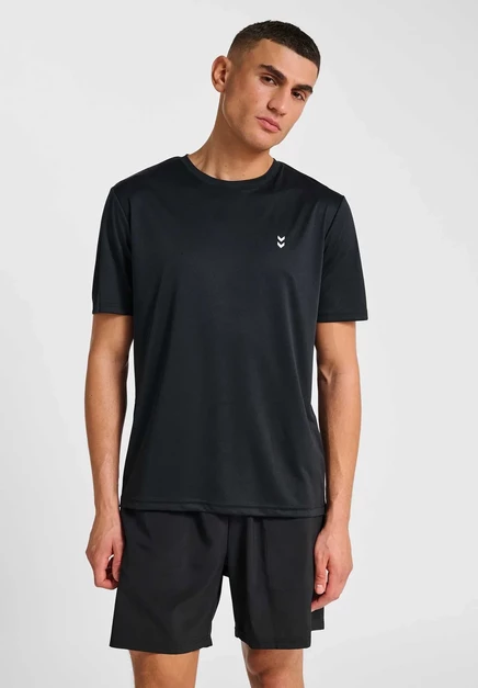 Мужская спортивная футболка Hummel HMLPULSE, черная