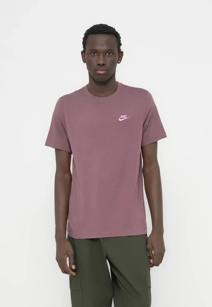 Мужская футболка Nike Sportswear Club Tee, бордовая