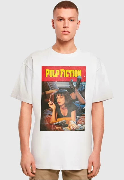 Мужская футболка Merchcode Pulp Fiction, черно-белая