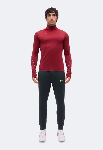 Мужской лонгслив Nike Performance, бело-черно-красный