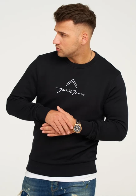 Мужской свитшот Jack & Jones Labo, черный