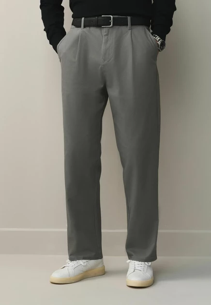 Мужские брюки чинос Next Regular Tapered Fit, серые