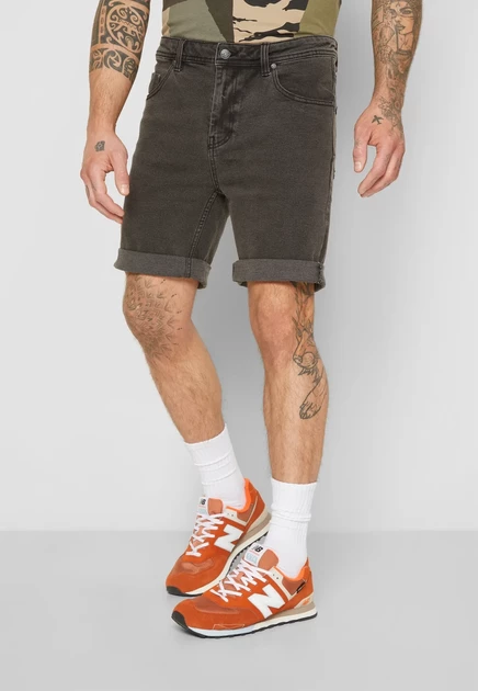 Мужские джинсовые шорты Denim Project Orange, серые
