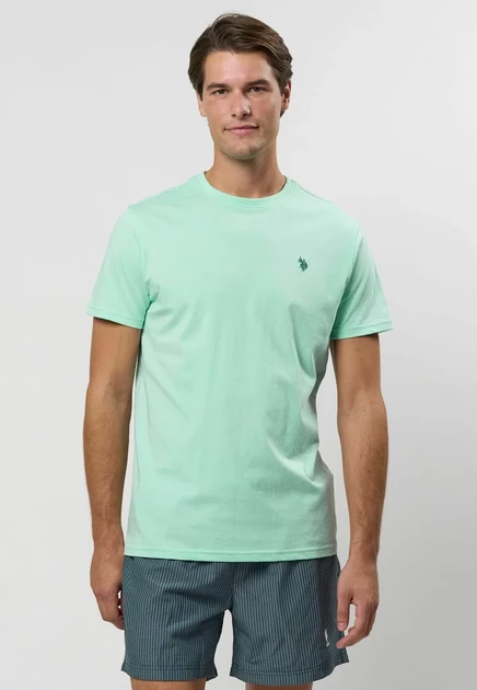 U.S. Polo Assn. UMARJUN T-shirt - Basic T-shirt - white yucca