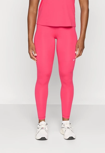 Женские легинсы Nike 365, голубые с розовым