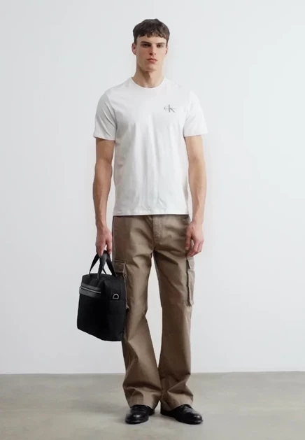 Мужские футболки Calvin Klein Jeans, 2 шт., бело-синие