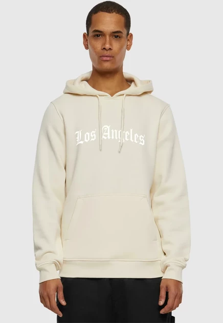 Мужское худи Mister Tee Los Angeles Wording, белое