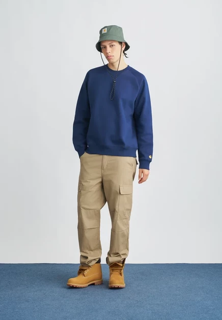 Мужская толстовка Carhartt WIP Chase, тёмно-синяя