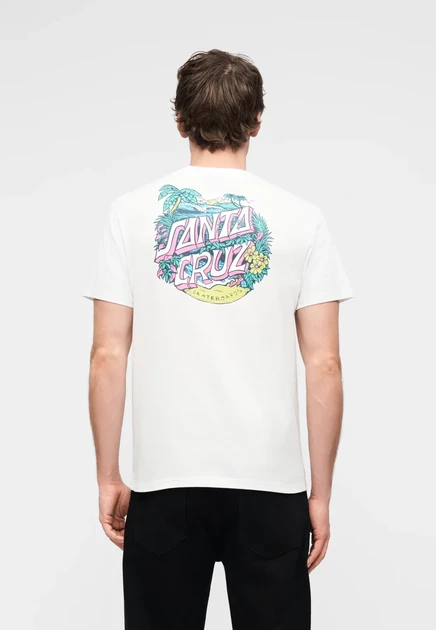 Футболка унисекс Santa Cruz Aloha Dot, белая