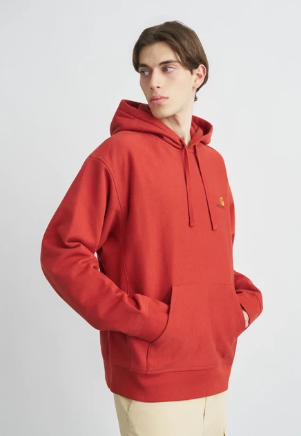 Мужское худи Carhartt WIP American Script, красное