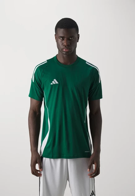 Мужская футболка adidas Performance TIRO24, зелено-белая