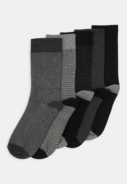 Мужские носки Pier One by Zalando, 5 пар, черные