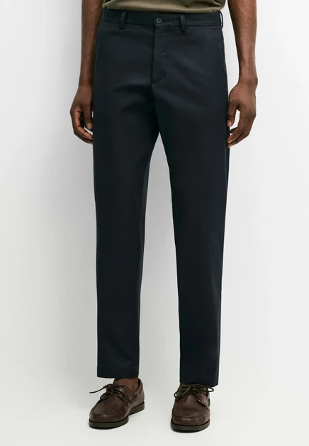 Мужские чиносы Massimo Dutti, темно-синие