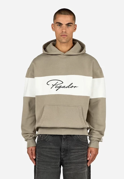 Мужское худи Pegador Volos Oversized, серое